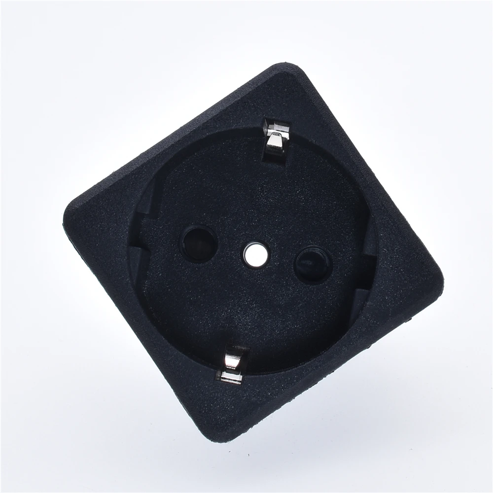 250v 16a germany AC PDU UPS EU power desktop outlet Embedded electrical Panel Receptacle AC socket European style French copper