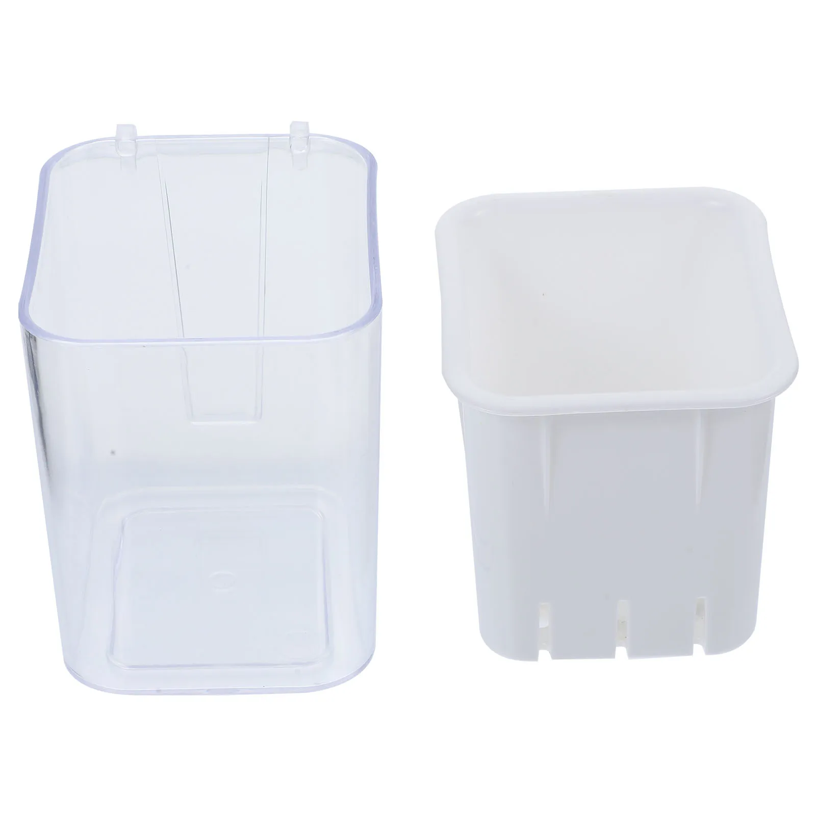 

1pcs Double Layer Flower Pot For Pegboard Premium Hanging Planter Pots Garden Decor Wall Organizer Planters For Home Pegboard