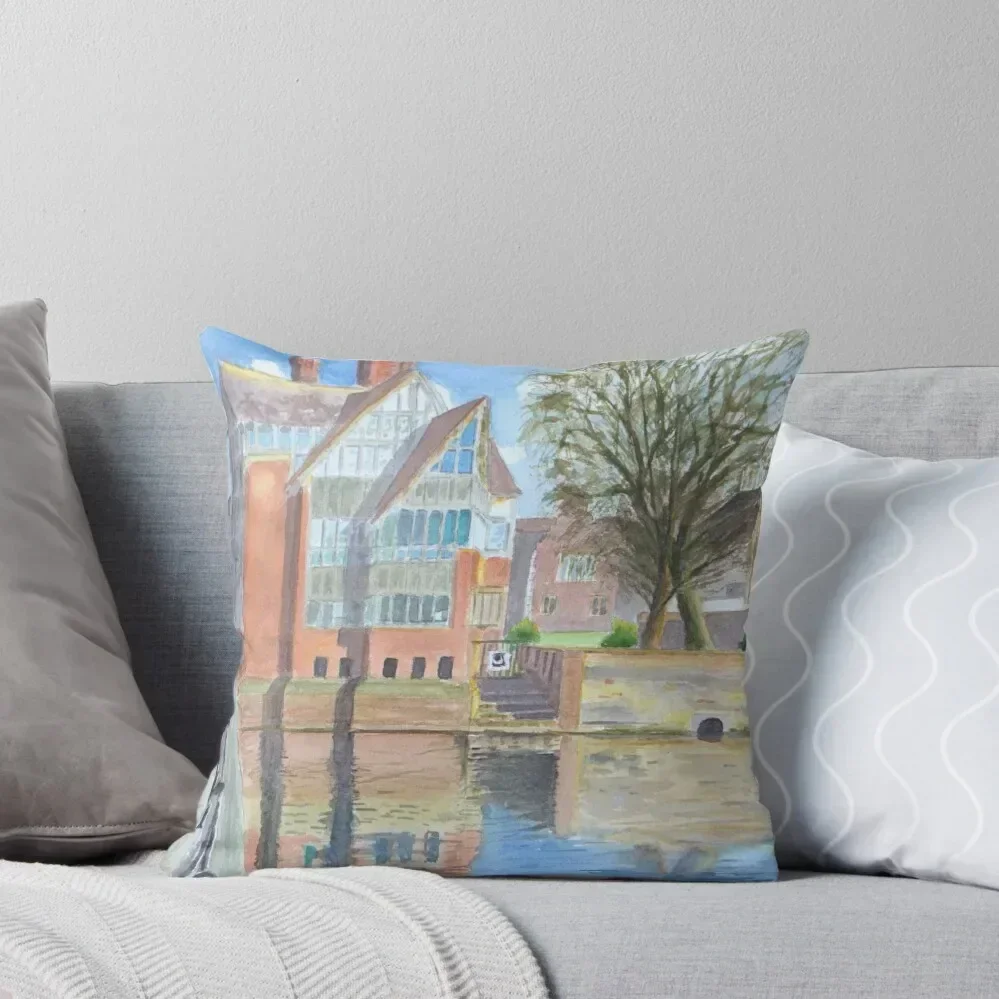 Trinity Hall, Cambridge by John Rees Throw Pillow bed pillows Pillow Case pillow