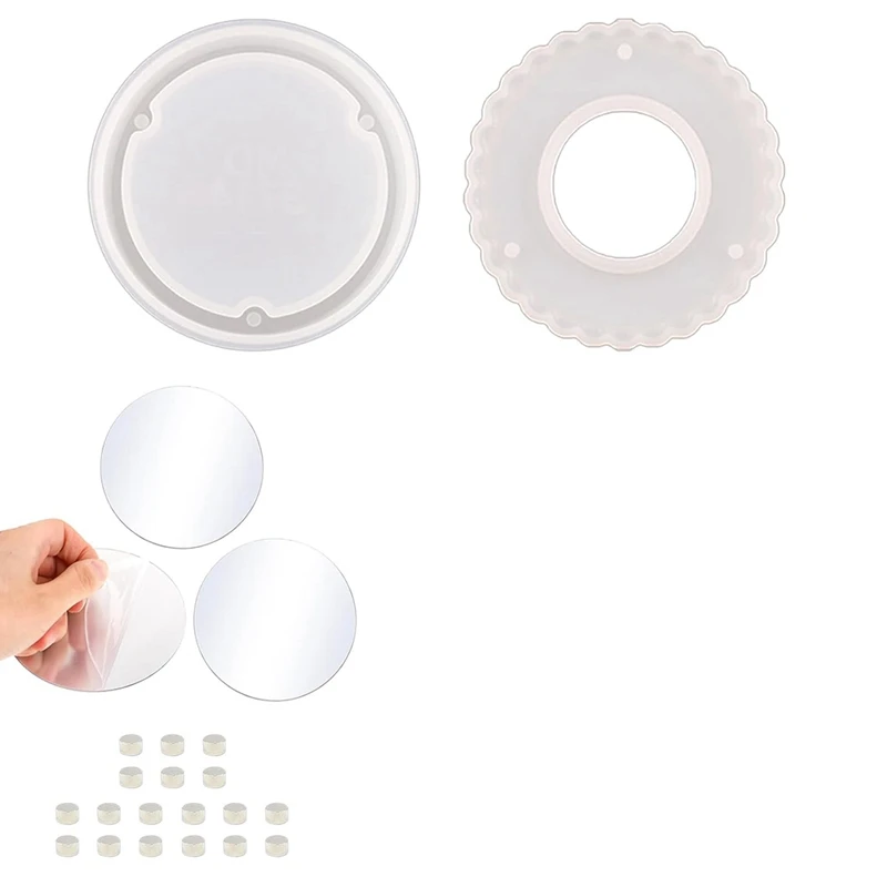 

Top-Storage Box Molds, Laciness Compact Epoxy Resin Molds Silicone, Storage Container With Magnetic Lid Design