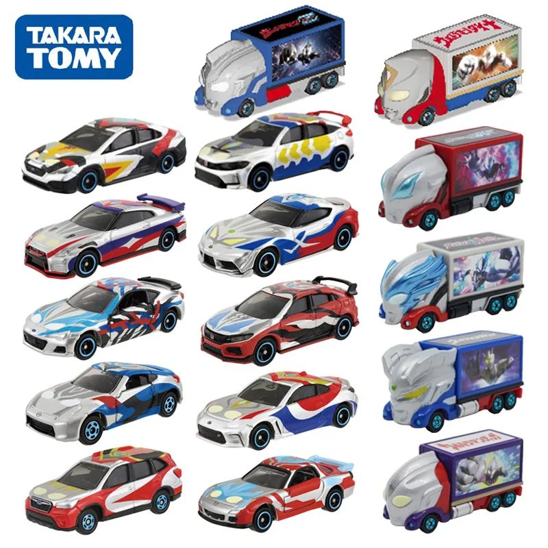 

Игрушечные машинки Tomica для мальчиков, праздничные подарки, коллаборация TOMY Domeka Ultraman, имитационная модель автомобиля из сплава, гоночная модель Rodede Diga Blazer Race
