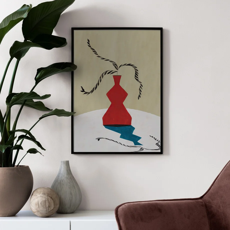 Surrealist Abstract Woman Curve Line Geometry Nordic Posters And Print Wall Art Canvas Painting Wall Pictures Living Room Decor