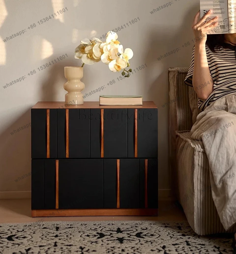 

3 Modao module retro solid wood combination living room TV cabinet storage cabinet dining side storage chest cabinet