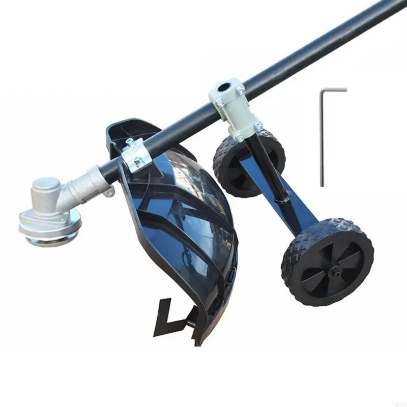 

Lawn Wackers Wheel Adjustable Support Wheel Auxiliary for Mower Auxiliary Support Straight Wheel Mower Attachment