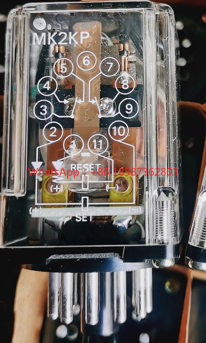 Relé de bobina dupla com travamento automático de retenção magnética MK2KP 220V Spot