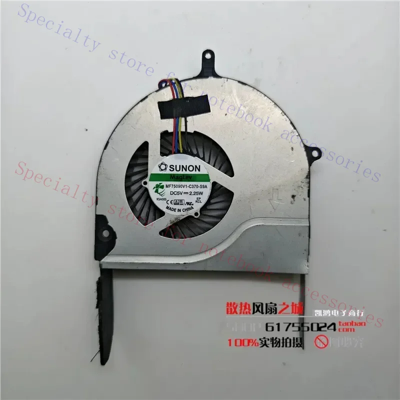 for Asus ROG G771J G771JM Cooling Fan MF75090V1-C370-S9A CPU GPU Heatsink Cooler Replacement Part for Laptop Notebook Repair