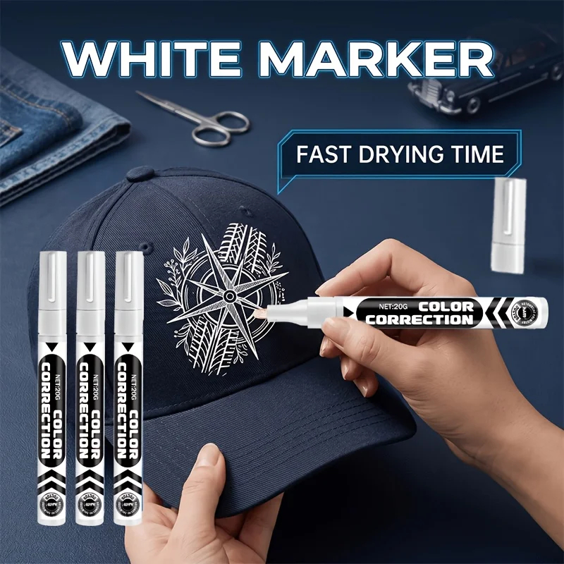 Fabric Paint Marker Pen Fine Tip Smooth Ink For Clothes Shoes Bags Textile DIY Doodle Art Custom Fabric Decoration view 5