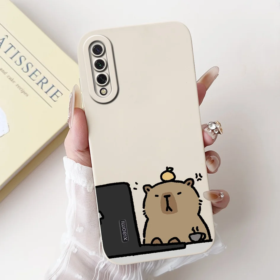 For Xiaomi Mi A3 Case MiA3 Shockproof Cover Cute Cartoon Panda Rabbit Soft Silicone Matte TPU Phone Case For Xiaomi Mi CC9e Capa