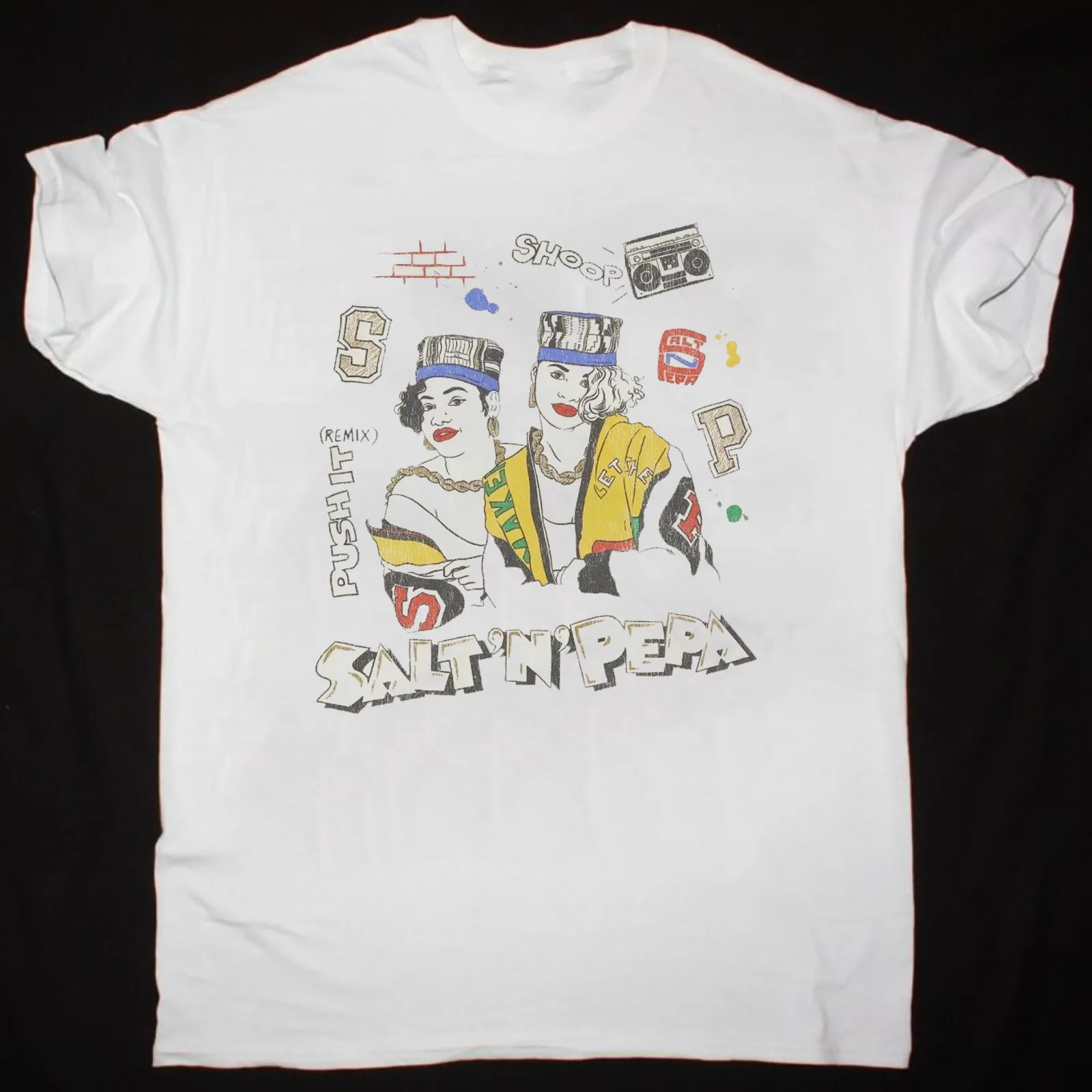 

Salt-N-Pepa White T-Shirt Cotton Full Size Unisex S-5XL