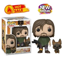 2026 New Funko Pop! The Walking Dead Daryl With Dog #1182 Collection Action Figure Doll Toys Vinyl Pop Model Toys Kids Gift