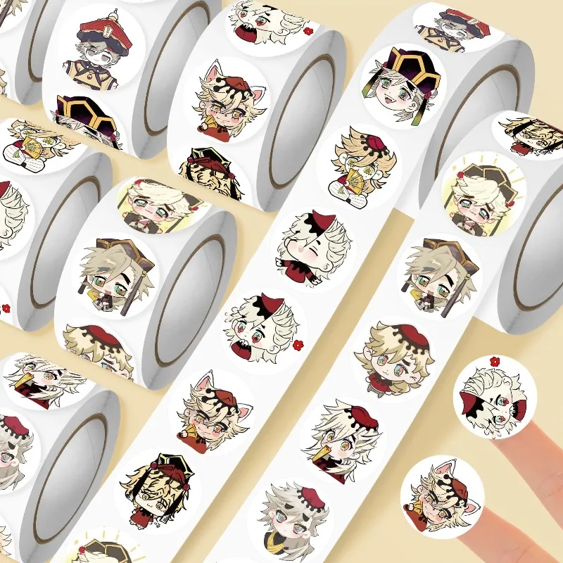 500 قطعة من ملصقات الديكور على شكل شخصية كرتونية شيطان القاتلDouma الإبداعية على الجدران