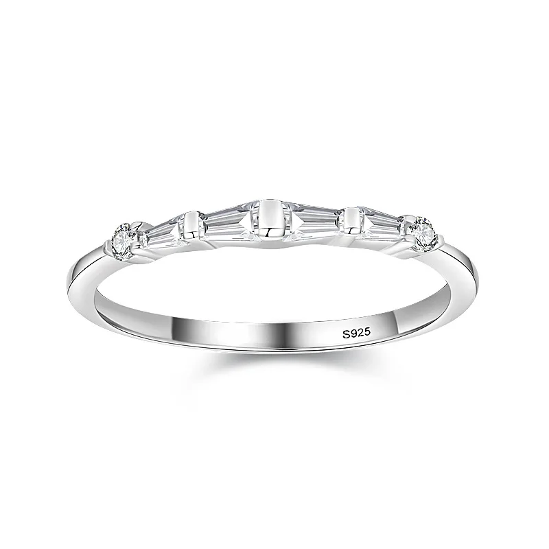 

Женское кольцо с кубическим цирконием Eternity Bijoux Fantaisie En Gros из белого золота S925