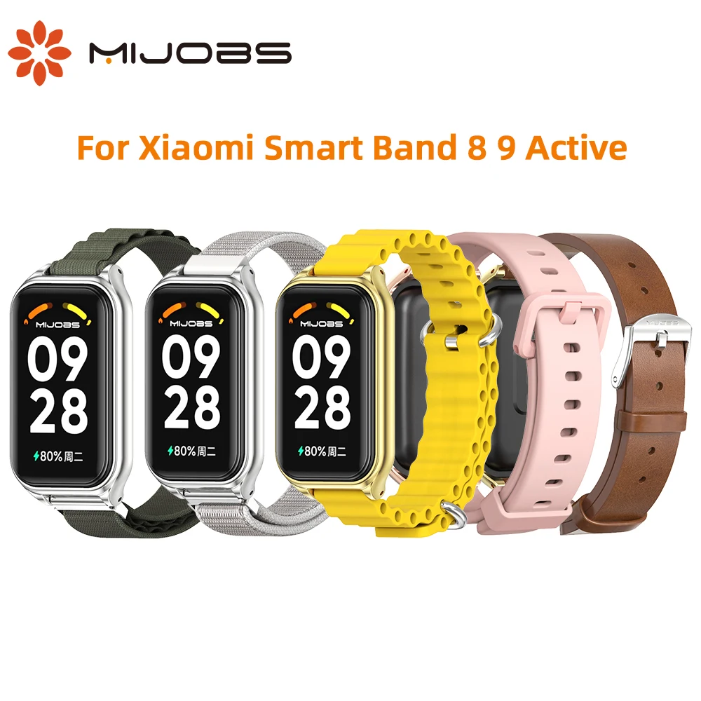 For Xiaomi Smart Band 8 9 Active Watchband Bracelet for Mi Band 8 Active Correa Wrist Strap Replacement Accessories