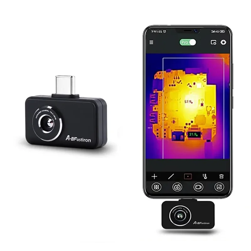 A-BF RX-450 Thermal Imaging Camera For Mobile Phone Type C Thermal Camera Iphone Android PCB Detection