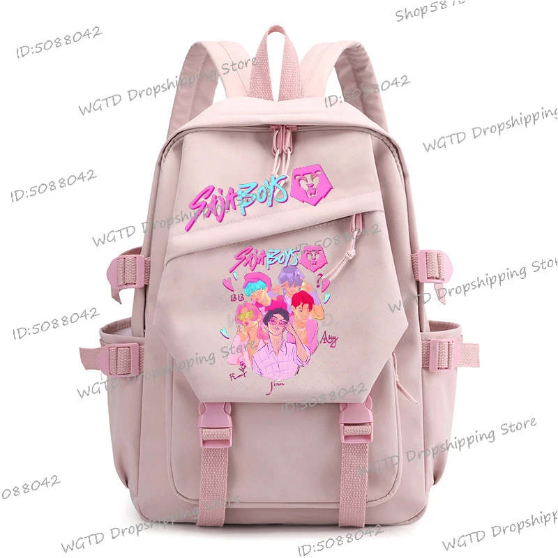 

Anime KPop Demon Hunters Backpack Cartoon Saja Boys Casual Teen Boys Girls Back To School Bookbag Funny Korean Ulzzang Knapsack