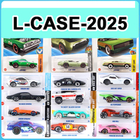 Genuine 25L Hot Wheels Car Mini Model Subaru Tesla Cyberquad Porsche Bugatti Ferrari Honda Chevy Buick Toys for Boy Vehicle 1/64