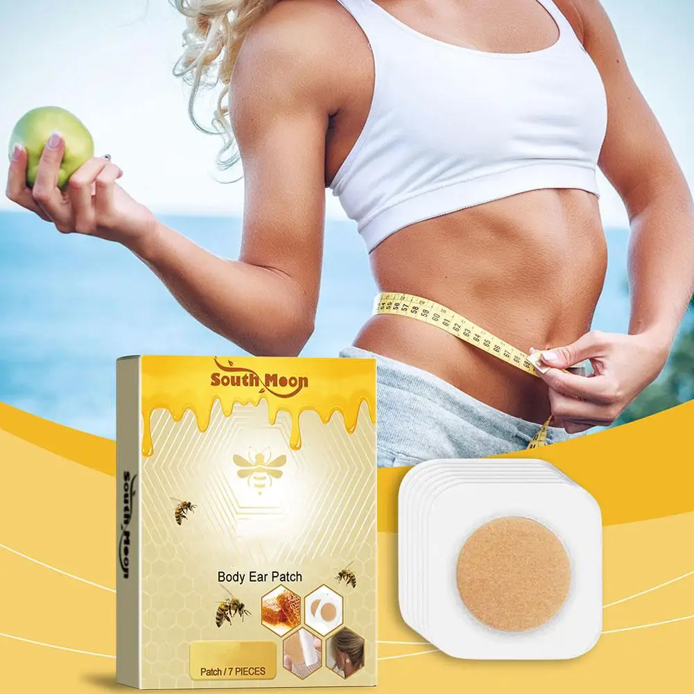 21pcs Bee Ingredient Ear Patch Promote Body Circulation Toning Ear Acupoint Patches To Improve Health