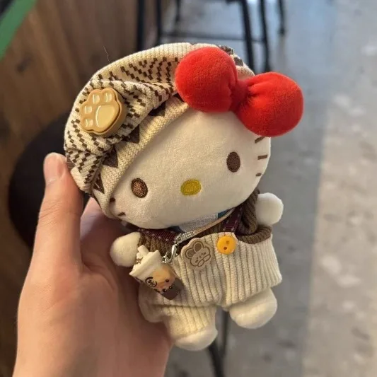 

Hello Kitty, милая мультяшная плюшевая кукла, сумка «сделай сам», плюшевая кукла, брелок для ключей, подвеска, украшение для автомобиля, подвесной кулон, аксессуары, подарок для девочек