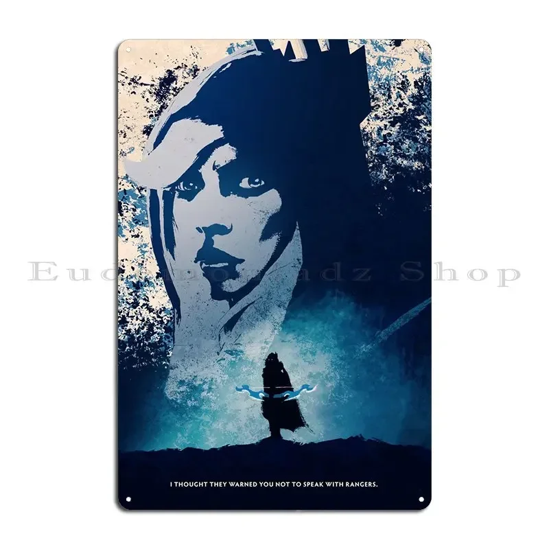 Drow Ranger Metal Sign Wall Decor Wall Decor Personalized Cave Plates Tin Sign Poster