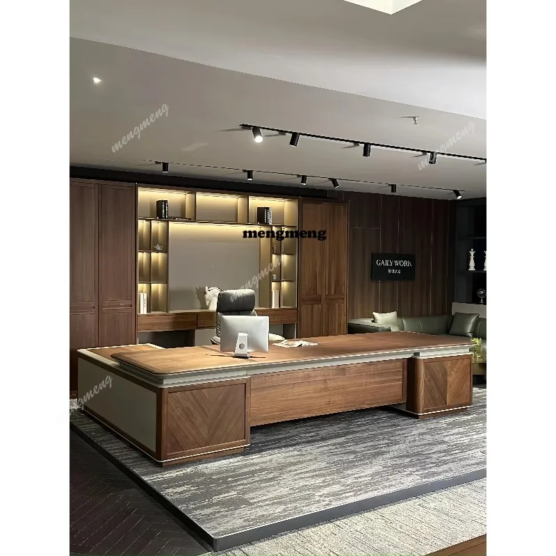 Vintage Decoration Office Desks Manager Simple Standing Luxury Office Desks Modern Corner Study Escrivaninha Work Station Table