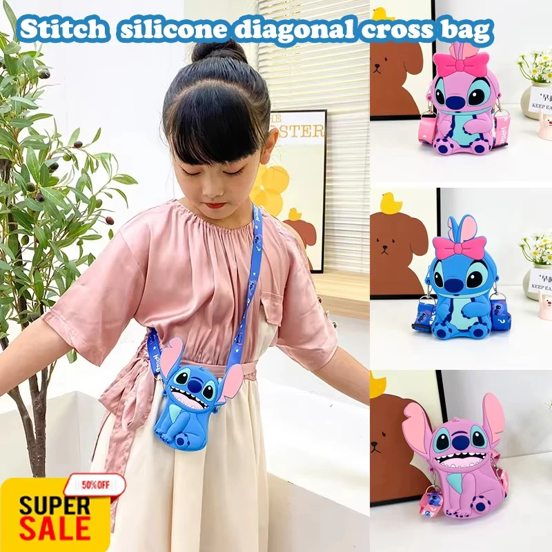 

Силиконовая сумка через плечо с мультяшной вышивкой, милый 3D мини-кошелек через плечо, водонепроницаемая сумка для ежедневного хранения, детский подарок на день рождения, хит продаж Kawaii