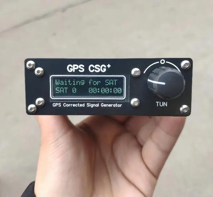 GPSDO GPS Tame  Clock GPS Corrected Signal Generator SQUARE WAVE 10KHz - 220MHz Two-way Adjustable Frequency Reference Source