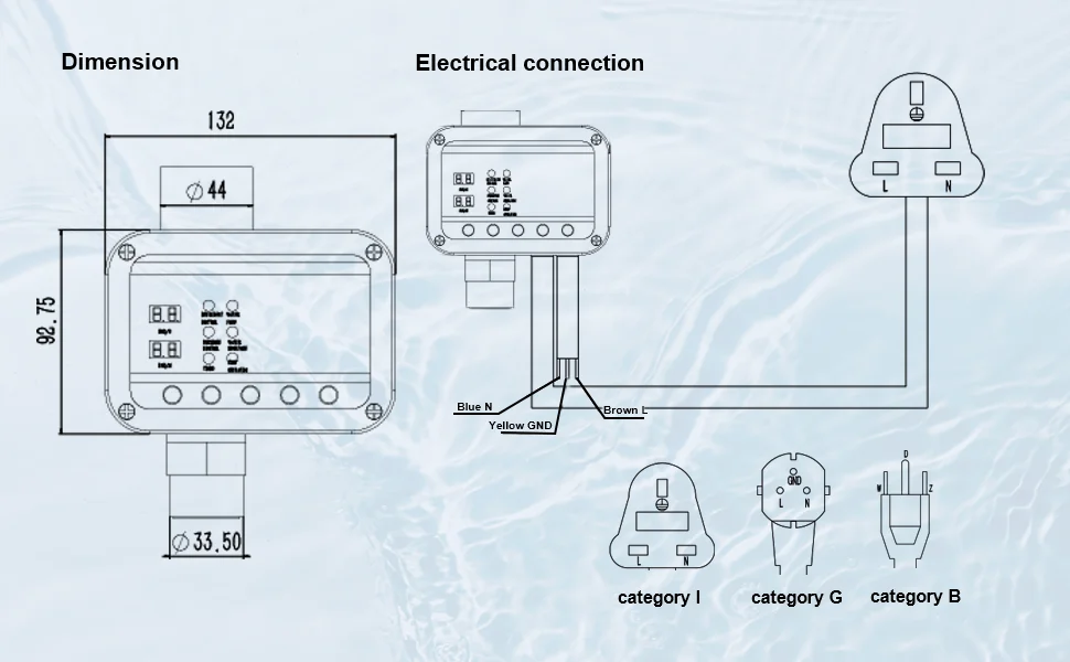 GS Pro Intelligenter Druckregler für Wasserpumpe, 0–10 bar, 2,2 kW, G1-Gewinde, einfache Bedienung, Pumpenschalter für Gebäudepip – Detail 5