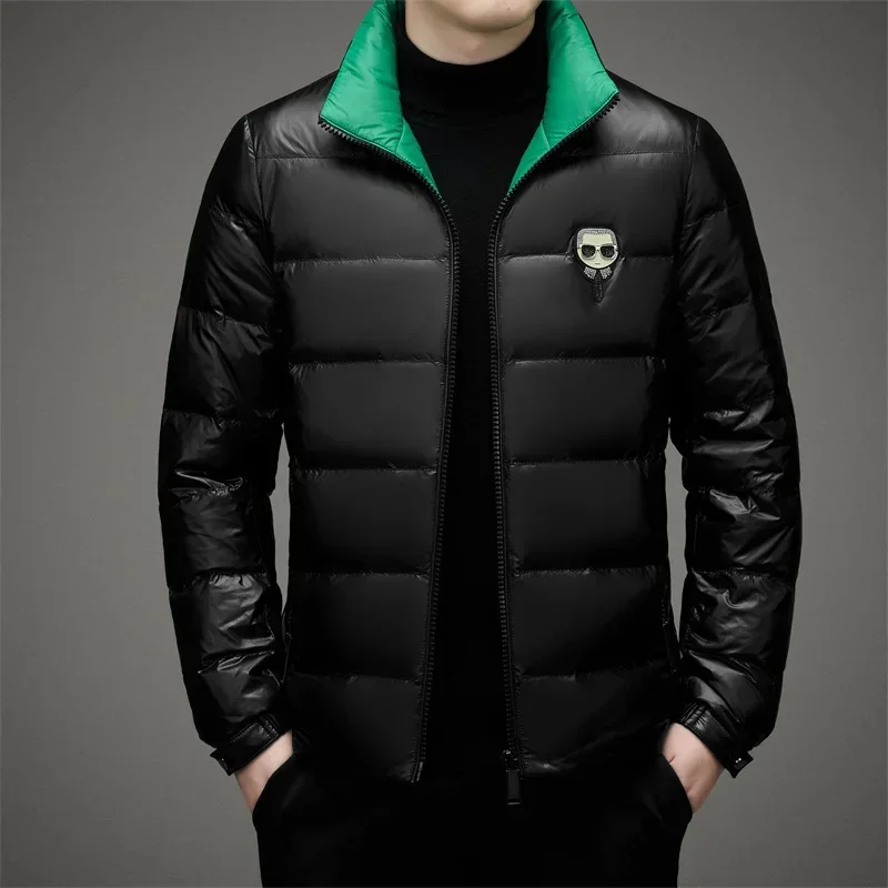 COZOK Short Down Jacket Designer Clothes Men Luxury Lightweight Padded Jackets Duck Male Padding Cold Warm Man Winter Coat