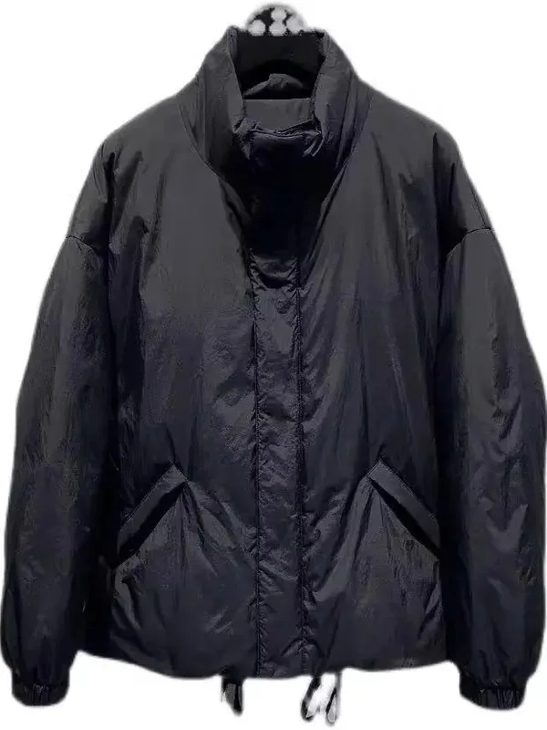 

plus Size 300 Pou Retro Simple Casual Stand Collar High End Feeling Jaet Men Women Winter Warm Loose American Cotton Coat