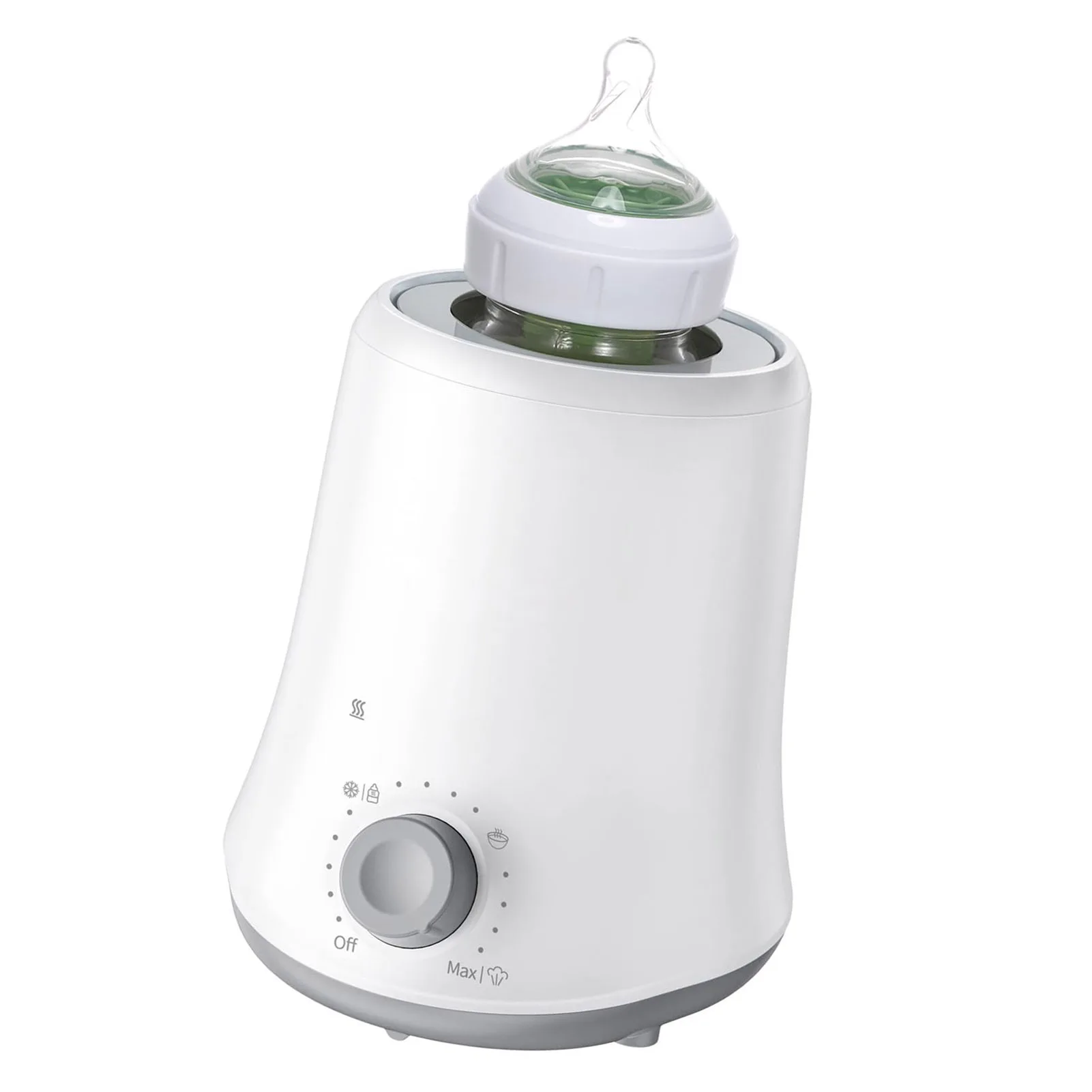 Podgrzewacz do mleka Kisdream, wielofunkcyjny podgrzewacz do butelek dla niemowląt, szybkie nagrzewanie, automatyczne wyłączanie, materiały spożywcze PP i stal nierdzewna, wtyczka US.