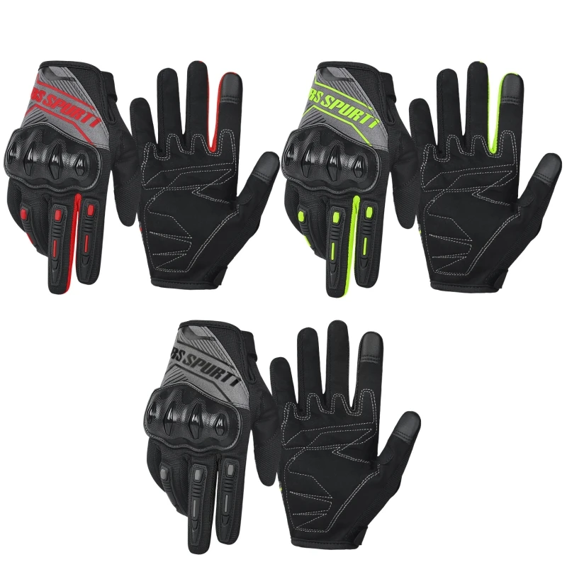 

Summer Motorcycle Gloves RS13 Breathable Mesh Dual Finger Touch Screen Riding Gear for Bikers Men Women All Season Riding Gloves