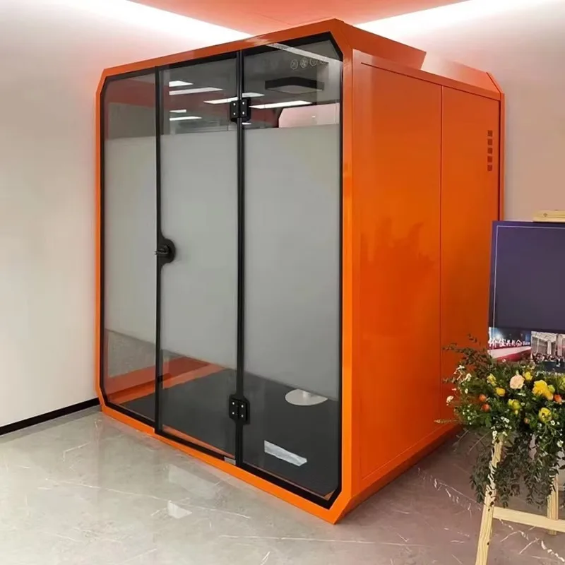 Modern Soundproof Booth Indoor Outdoor Office Noise Insulation Phone Booth Acoustic Privacy Office Pod
