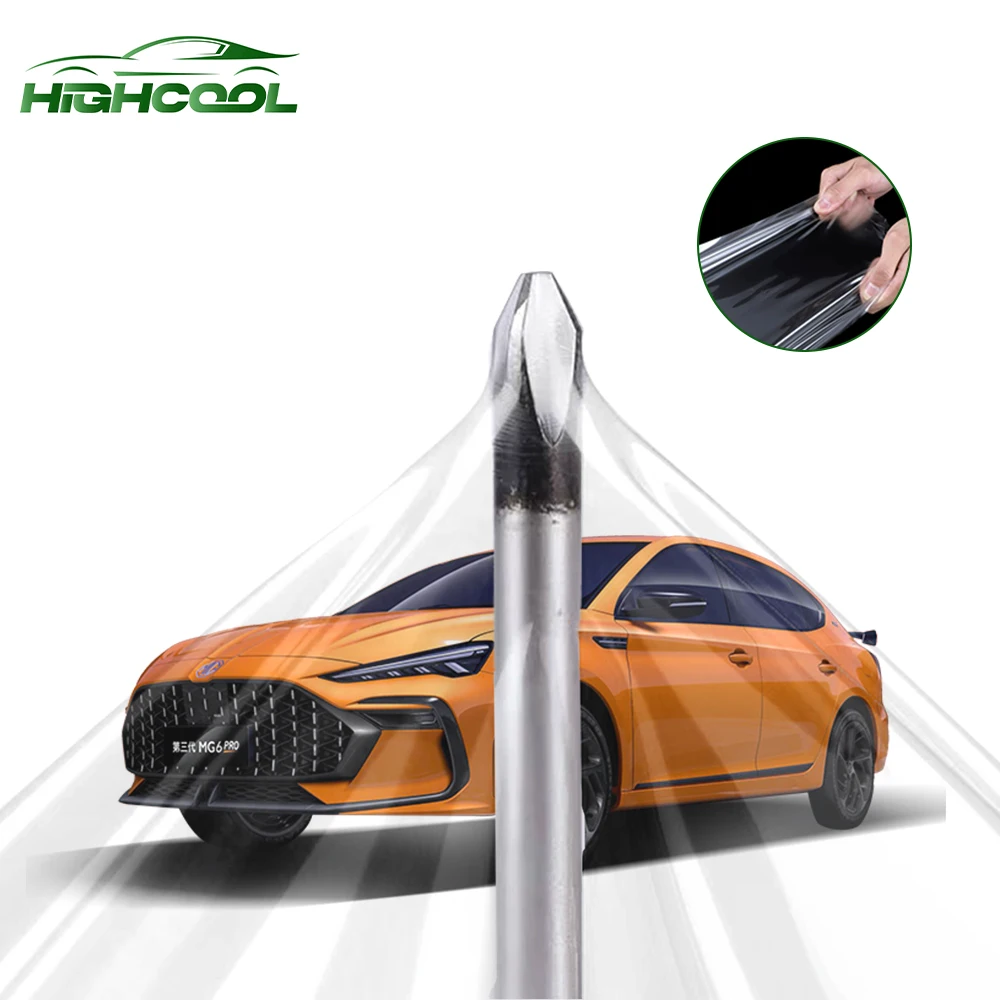 

Super Glossy and Hydrophobic Car Windscreen Paint Protection Film Self-healing PPF Film Anti-scratching Automotive Clear TPU PPF