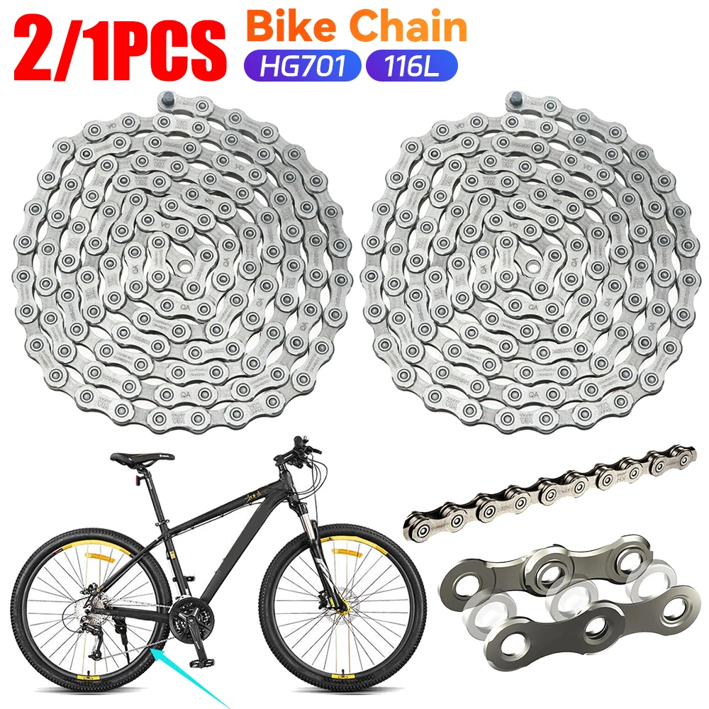 Quick Link Chain 11 Speed Road Mountain Bicycle 116L Chain Road MTB Bicycle Chain for Shimano Ultegra R8000 DEORE XT M8000