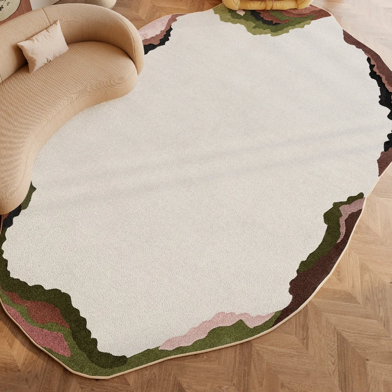 

Special-shaped Art Rug Retro Creative Fashion Cloud Pattern Living Room Carpets Home Decor Suitable for Bedroom Coffee Mat Tapis