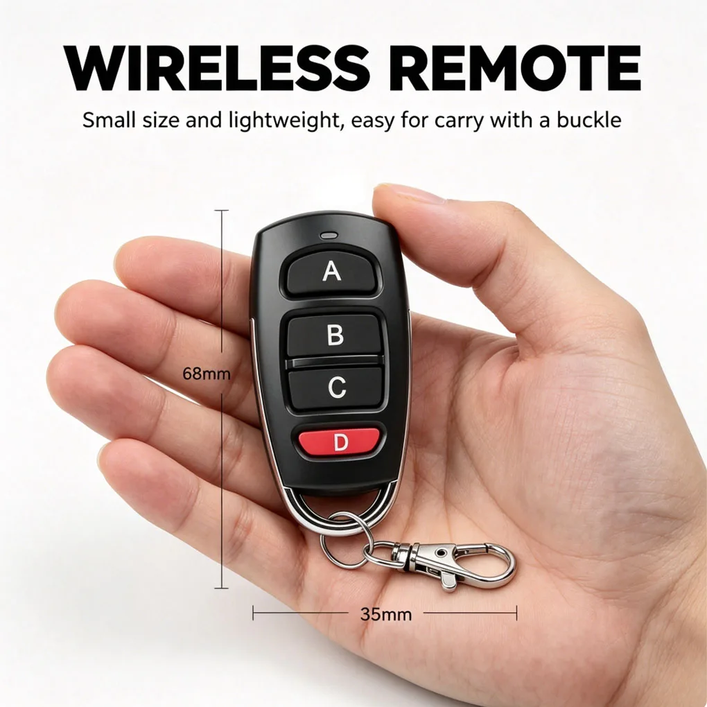 Copy 433.92MHz Rolling Code Compatible Remote Control Garage Door Garage 2260, 2262, PT2264, 5326, 527, 1527, 2240, HT6026,