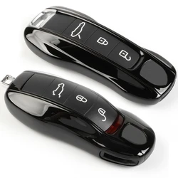 Car Key Case Cover Fob Shell For Porsche Cayenne Macan Cayman Panamera Carrera Boxster 911 970 981 991 781 971 9YA Aaccessories