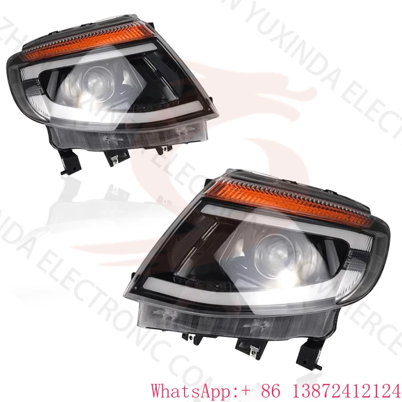

High Quality Headlamp Assembly Suitable for Ford Ranger Retrofit LED Lens Headlight 2012