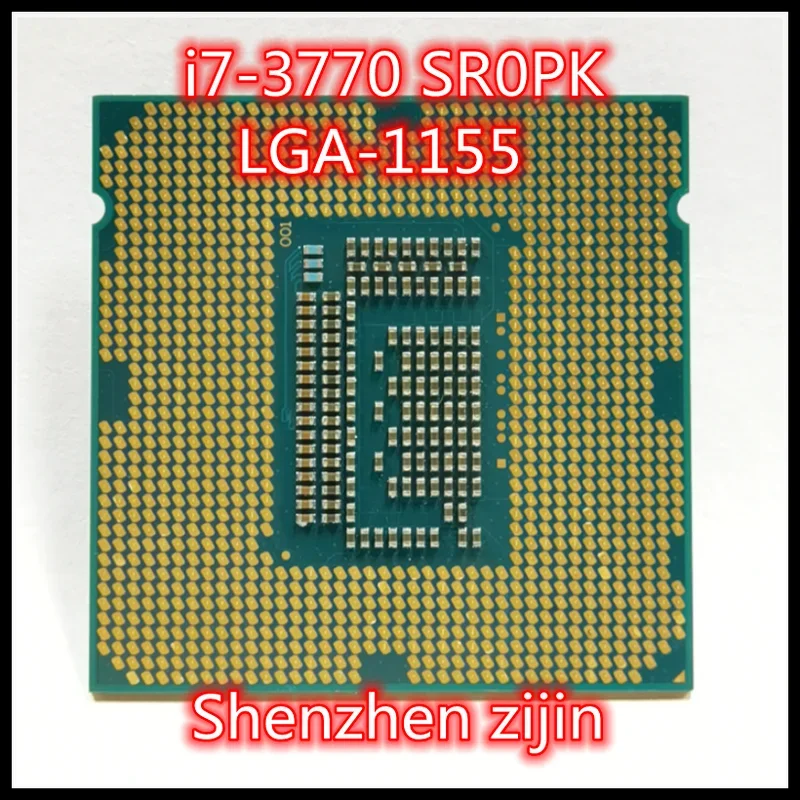 Processador de CPU Quad-Core, i7-3770, SR0PK, 3,4 GHz, 8M, 77W, LGA 1155