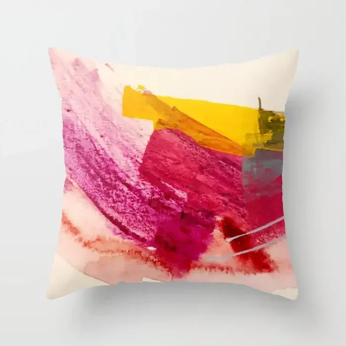 Graffiti painting home decor pillowcase polyester sofa car throw pillowcase square cushion cover 40 45 50 60cm