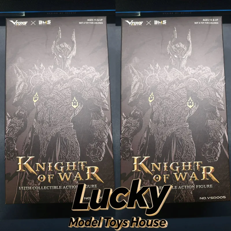 1/12 Knight of War Armored Action Figure Collection Ruthless Warrior Delicate VTOYS X BMS VSD005 6inch Soldier Model Doll