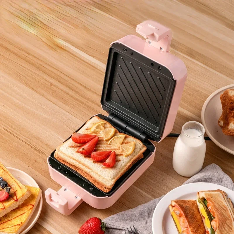 DIY Sandwich Maker Oven Breakfast Machine Hot Plate Light Food Waffle Maker Multi-Function Heating Toast Pressure Grill Toaster