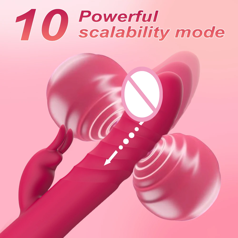 Beginner G-Spot Vibrator Thrusting Dildo Clitoris Stimulator 10 Vibration Female Masturbator Sex Toys for Couple Pleasure - view 4