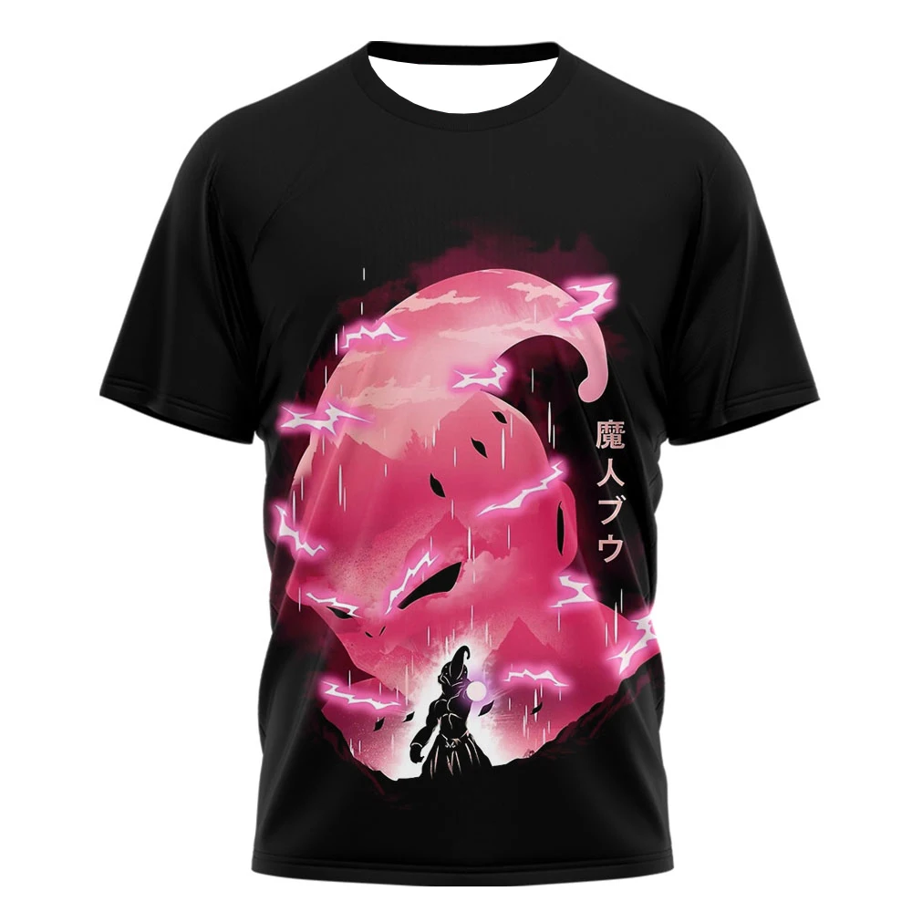 

2026 Summer Dragon Ball Retro Fitness T-shirt Men's Oversized 3D Printed Short-sleeved Family Unisex Children's Sports Shirt
