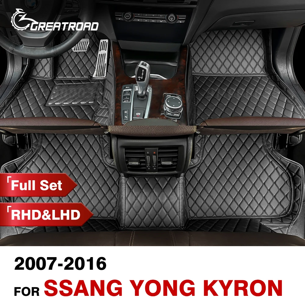 

Автомобильные коврики для ssangyong Kyron 2007-2016, индивидуальные накладки на ножки, коврик, аксессуары для интерьера