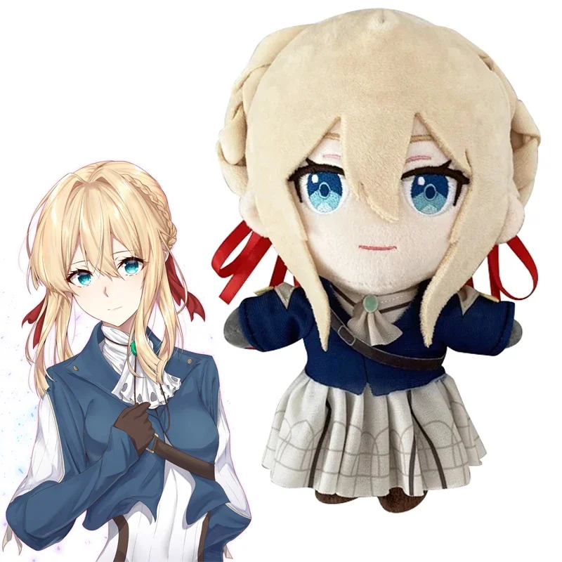 

Anime Violet Evergarden Plush Toy Cartoon Stuffed Doll Soft Figure Plushies Pillow Japan Manga Character Girl Fans Birthday Gift