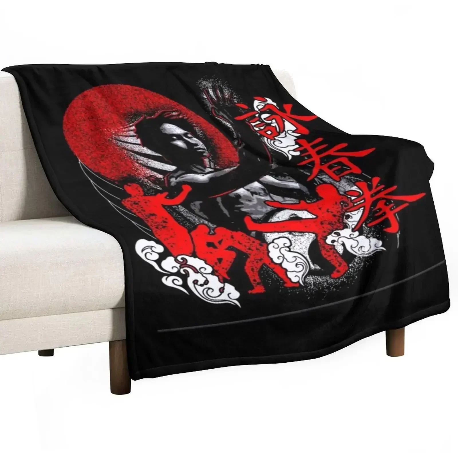 Wing Tsun Kung Fu Throw Blanket Multi-Purpose Weighted Sofa Throw Blankets