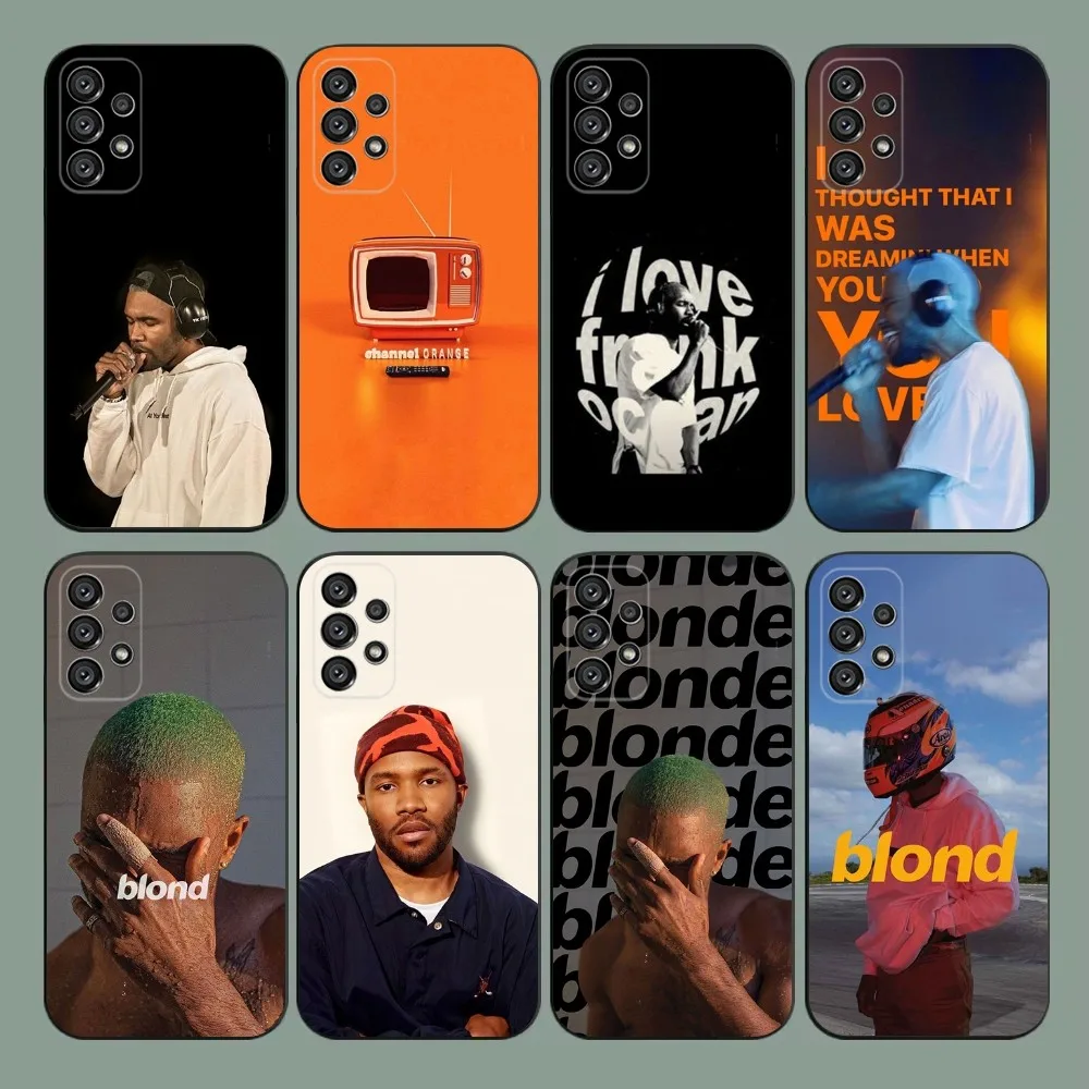 F-Frank Blonde Oceans Phone Case For Samsung Galaxy A20,A21s,A22,A31,A32,A52,A53,A72,73,A80,A91 Soft Black Cover