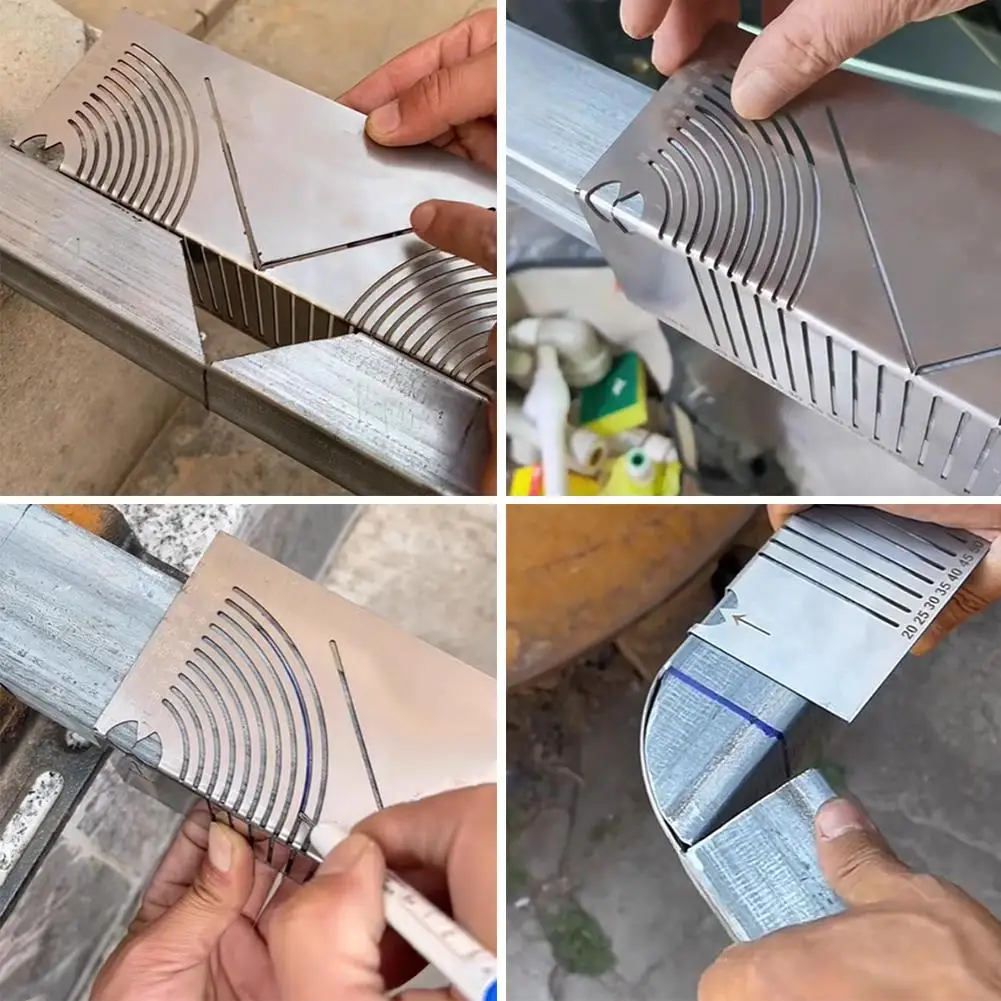 Steel Folding Ruler Multi-purpose Marking Tool Help Solution For Perfect Bends Accurate Measurements Steel Folding Ruler Tools