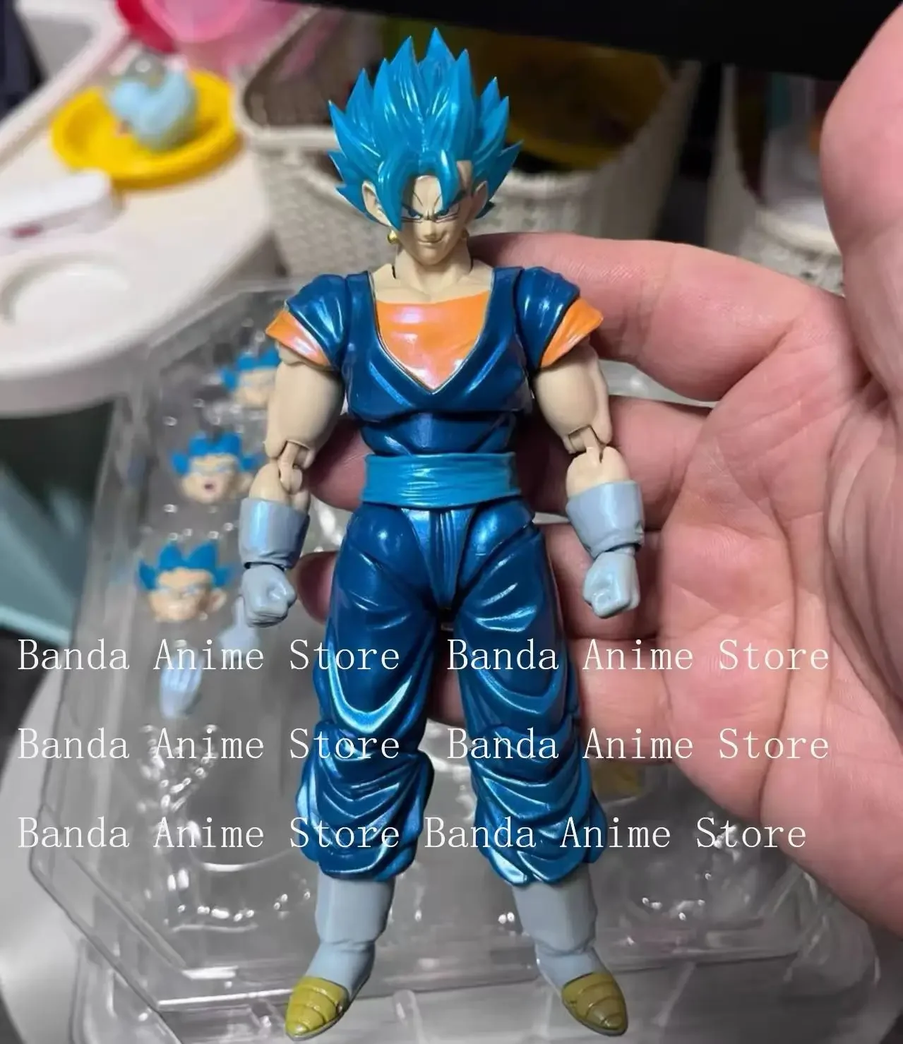 

In Stock Demoniacal Fit Dragon Ball Card Vegito Action Figures DF DBZ SHF Super Saiyan Vegeto Figurine PVC Figure Gift Custom